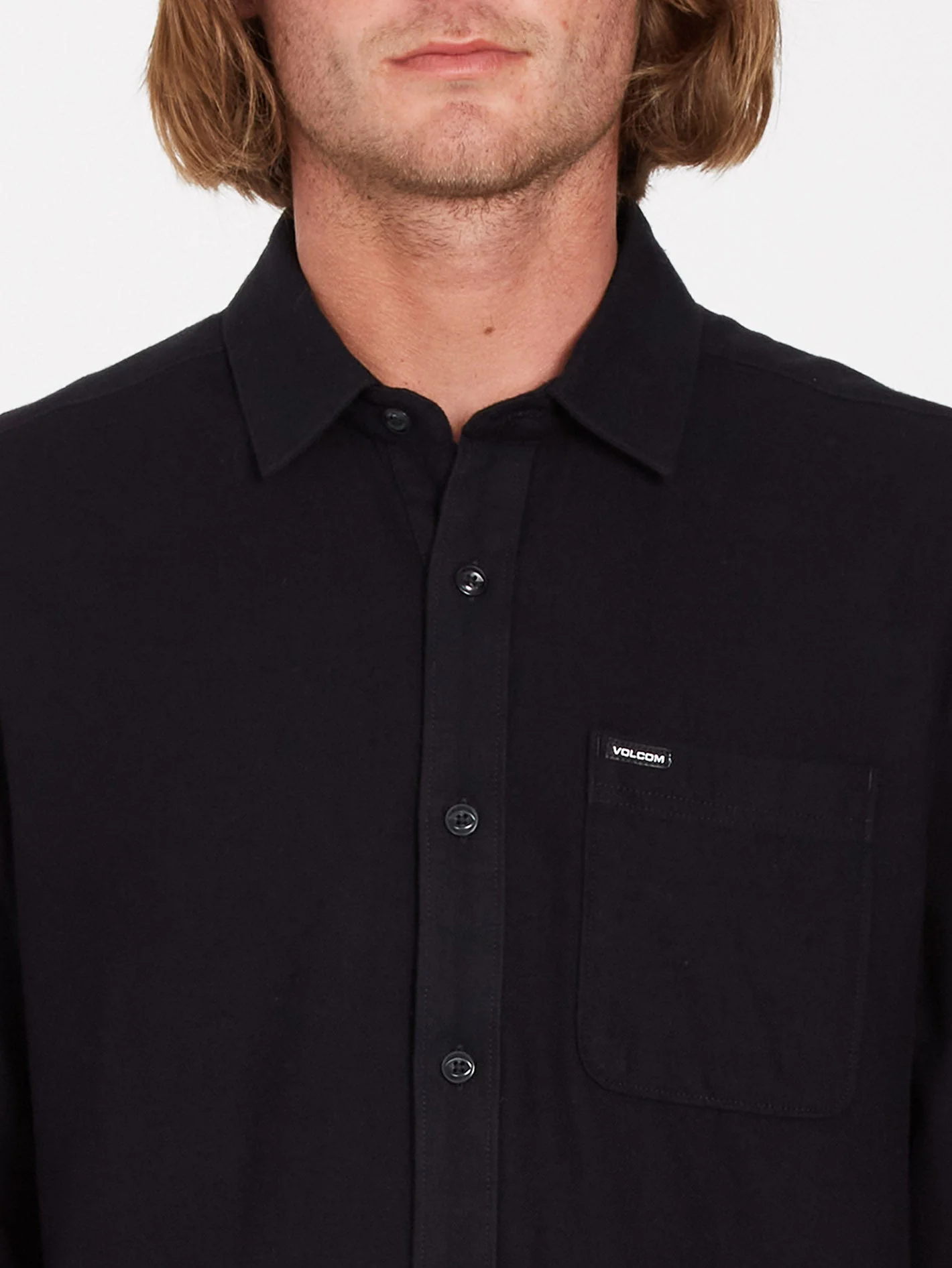 Chemise Caden Solid - BLACK - Image 3