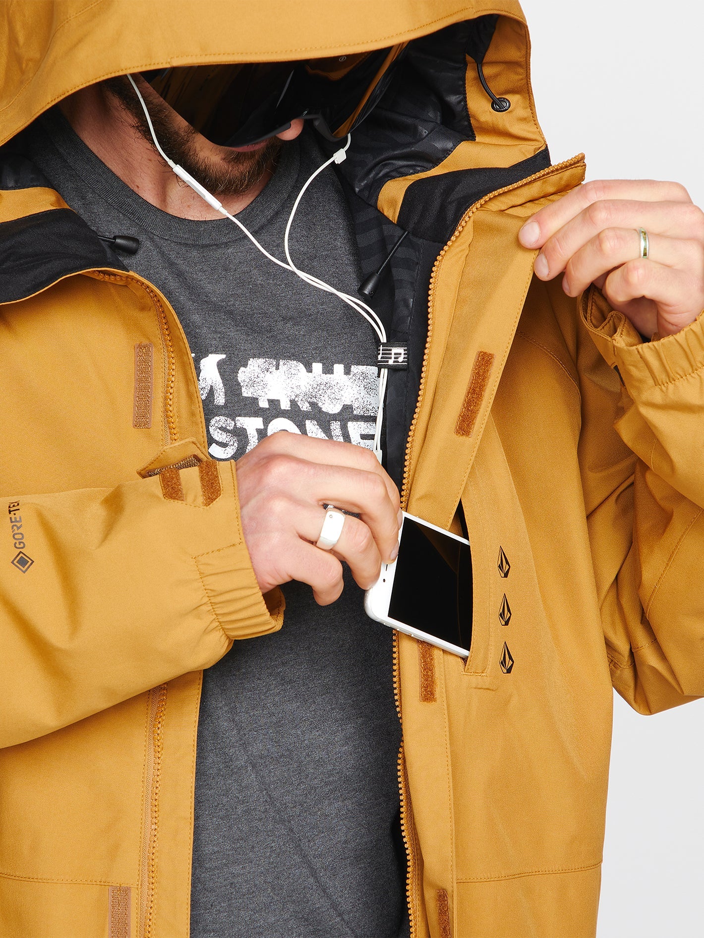 Veste de snow Dua Insulated Gore-Tex - Caramel - Image 13
