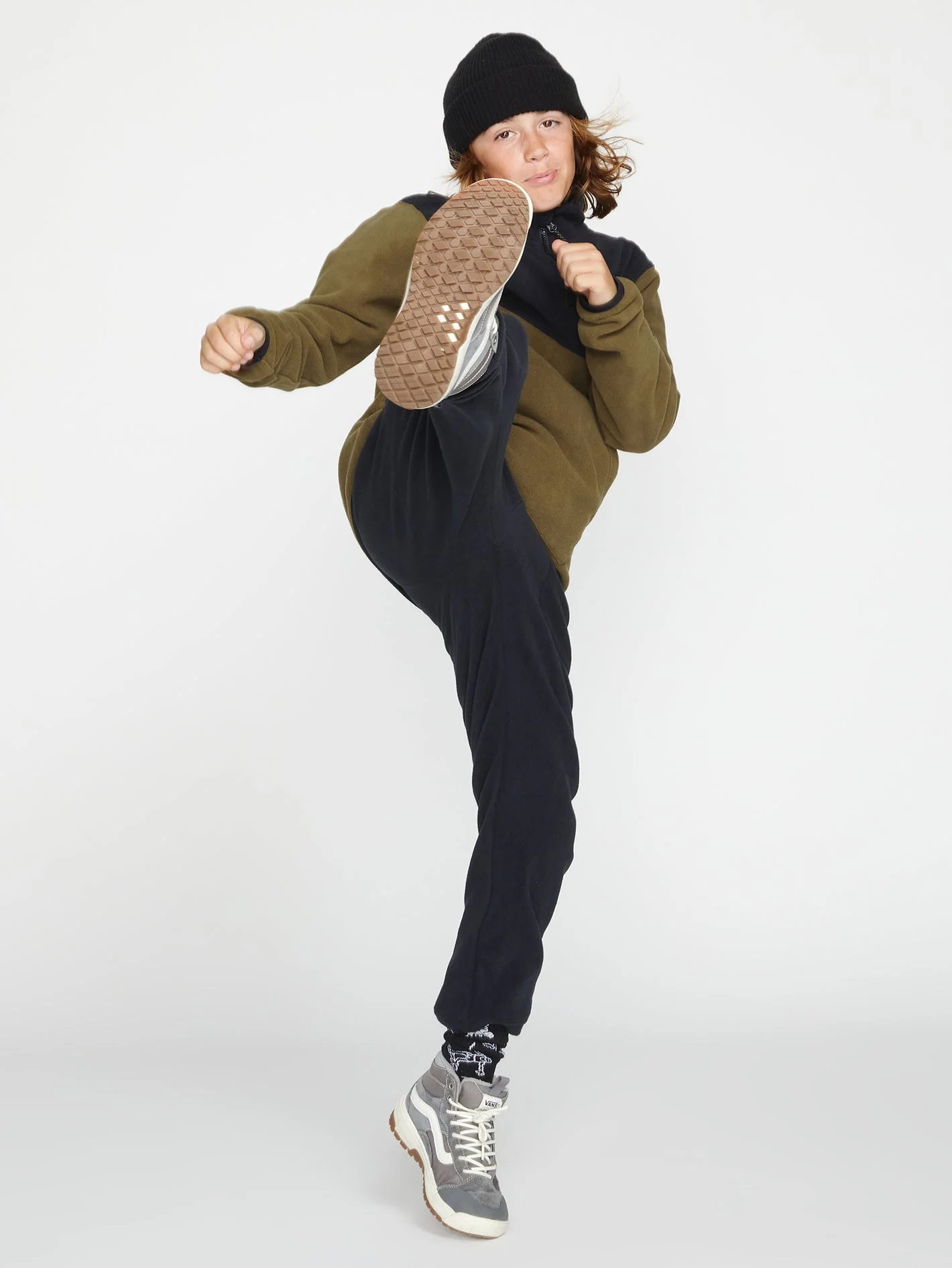 Sweat Polar Fleece - Dark Teak - (Enfant) - Image 3